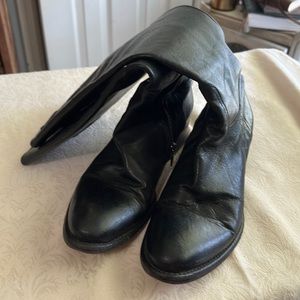 Women’s Rocco P. Handmade Italian black leather boots size 39.5